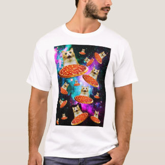 Passisk pizzakatt t shirt