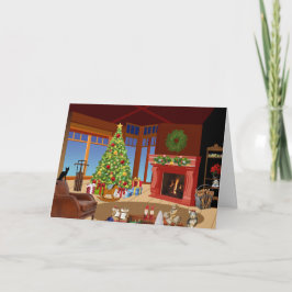 Passiv aggressiv Hälsning före Julafton Kort