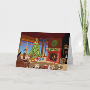 Passiv aggressiv Hälsning före Julafton Kort