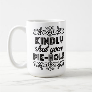 Passiv Aggressiv kaffe Älskare Quiet, tack Kaffemugg