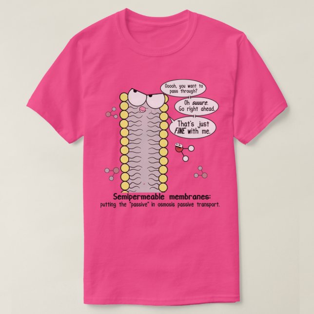 Passive Aggressive Cell Membrane  T Shirt (Design framsida)