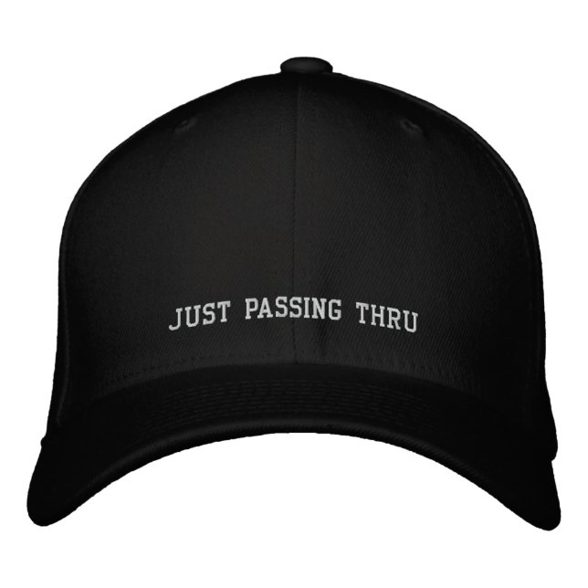 PASSNING THRU - HAT BRODERAD KEPS (Framsida)
