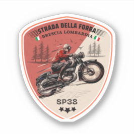 passo della forra in moto italian apls klistermärken