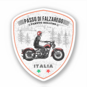   Passo di Falzarego-italiensk bergspassresa  Klistermärken