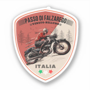 Passo di Falzarego-italiensk bergspassresa Klistermärken