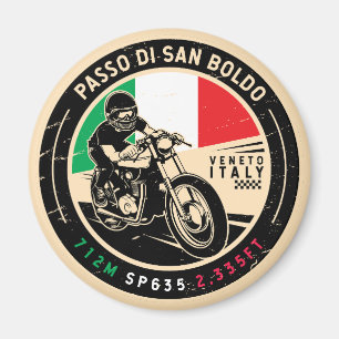 Passo di San Boldo San Boldo Pass motorcykel Magnet