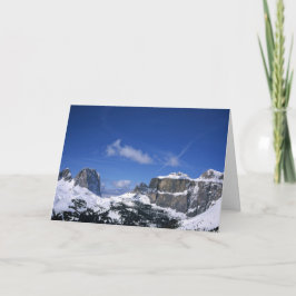 Passo Sella Helgdag Card Kort