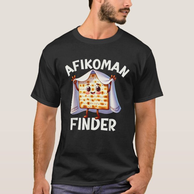 Passover Afikoman Finder Afikoman Hunter Jewish Pe T Shirt (Framsida)