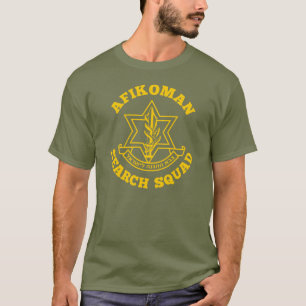 Passover Afikoman Search Squad Idf israelisk T Shirt