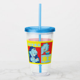 Passover Akryltumbler 16 oz Hungrig Dinosaur Take Away Mugg