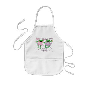 Passover Apron "Hoppy Passover"-dansare Barnförkläde