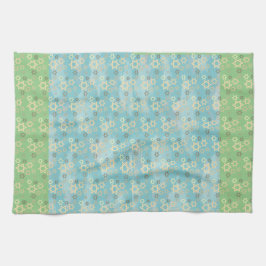 Passover Blue och Grönt Star of David Kökshandduk