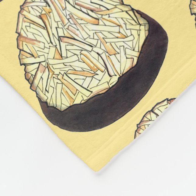 Passover Chocolate Coconut Macaroon Jewish Dessert Fleecefilt (Hörn)