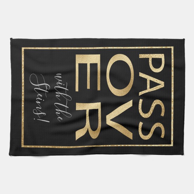 Passover Classic Guld Kitchen Towel Kökshandduk (Horisontell)