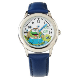Passover Funny Frog Har Soppa Watch Personalize Armbandsur