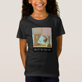 Passover FUNNY som lät Frogs ut Girls T-Shirt