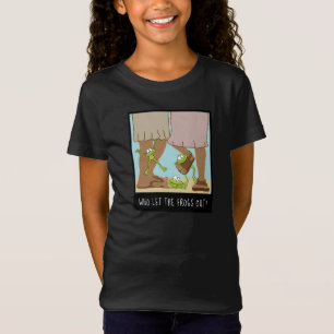 Passover FUNNY som lät Frogs ut Girls T-Shirt
