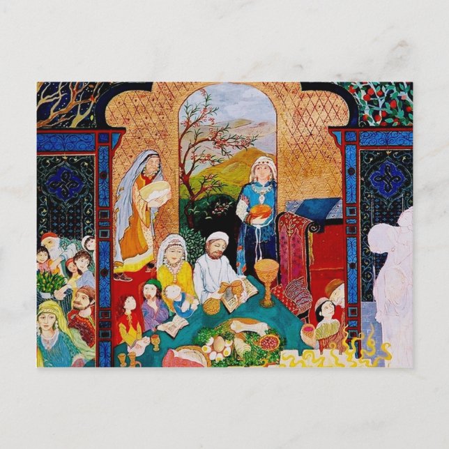 PASSOVER HÄLSNING VYKORT (Framsida)