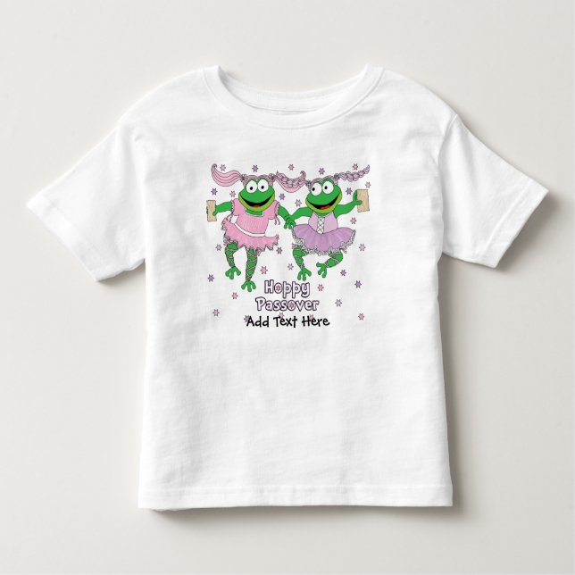 Passover "Hoppy Passover" Shirt 2-6T Tee Shirt (Framsida)
