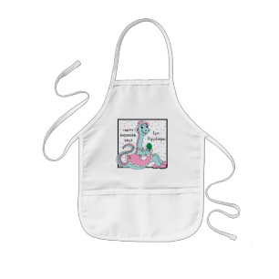 Passover Kids Apron Dipyokarpas Dinosaur Barnförkläde
