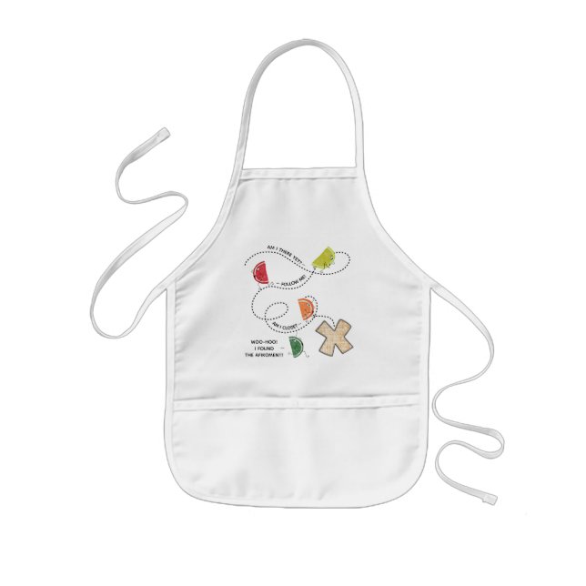 Passover Kids Apron Hitta Afikomen Barnförkläde (Framsidan)
