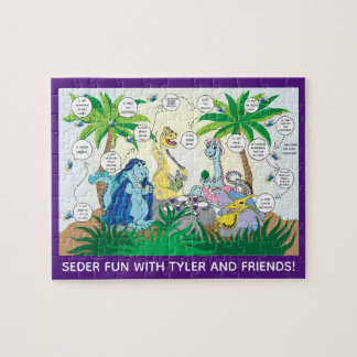 Passover Kids' Dinosaur Seder Puzzle for Children Pussel