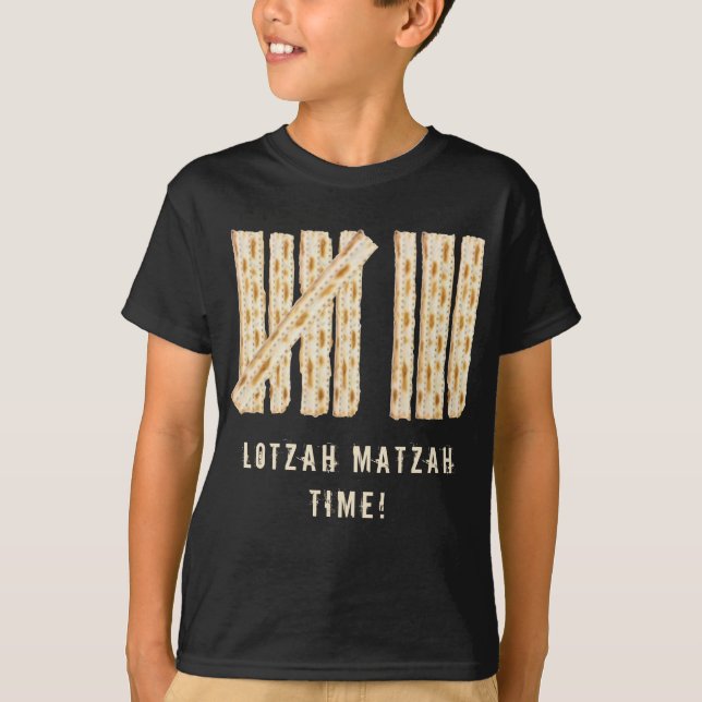 Passover Lotzah Matzah 8 dagar T Shirt (Framsida)