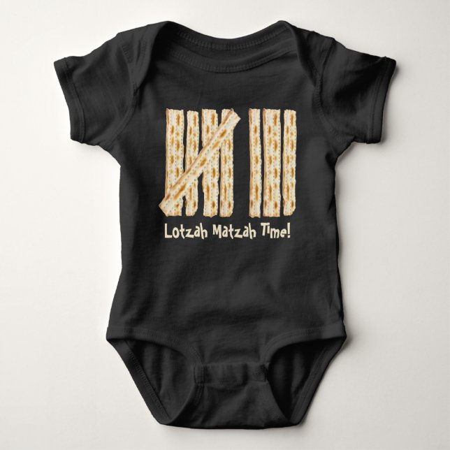 Passover Lotzah Matzah Time 8 dagar T Shirt (Framsida)