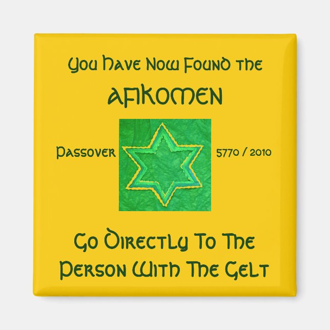 Passover Magnet (Framsidan)