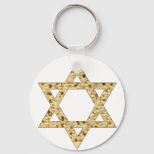 Passover Matzoh Star of David Nyckelring