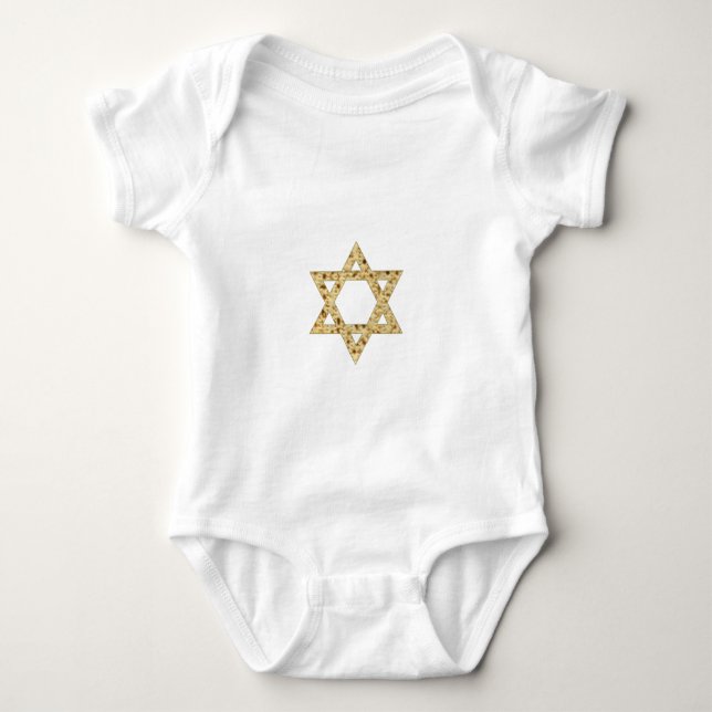 Passover Matzoh Star of David Tee Shirt (Framsida)