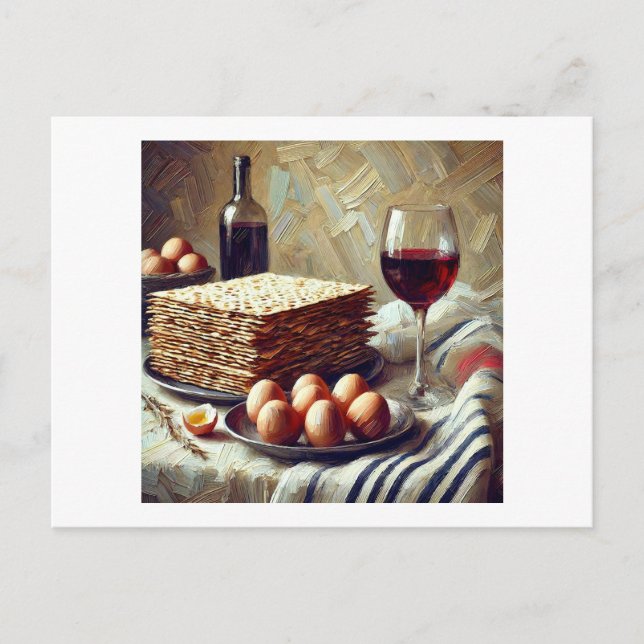 Passover Meal Vykort (Framsida)