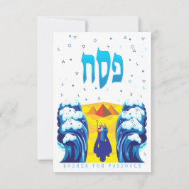 Passover Moses & Israelites utvandringskort Helgda