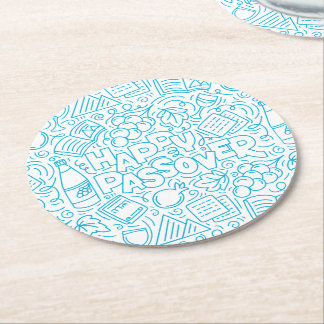 Passover Paper Coaster Underlägg Papper Rund