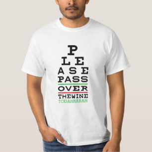 Passover "Passover Vin" Manar värde T-Shirt
