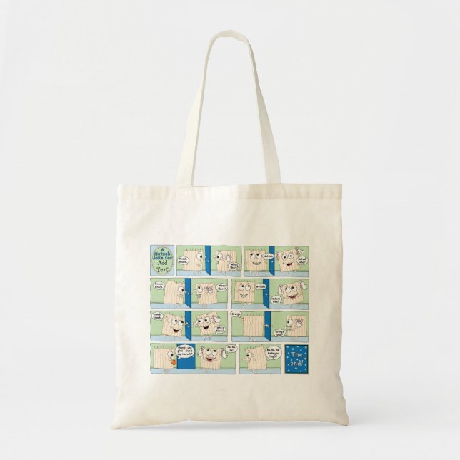 Passover Personalize Funny Joke Tote Bag Tygkasse (Framsidan)