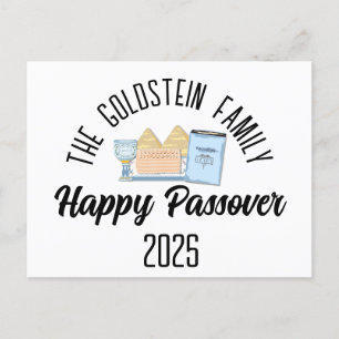 Passover Personlig Family Namn Helg Vykort