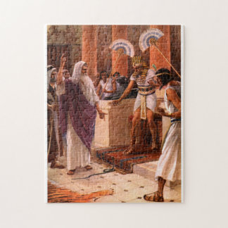 PASSOVER PESACH BIBLE PUZZLE MOSES AND PHARAOH PUSSEL
