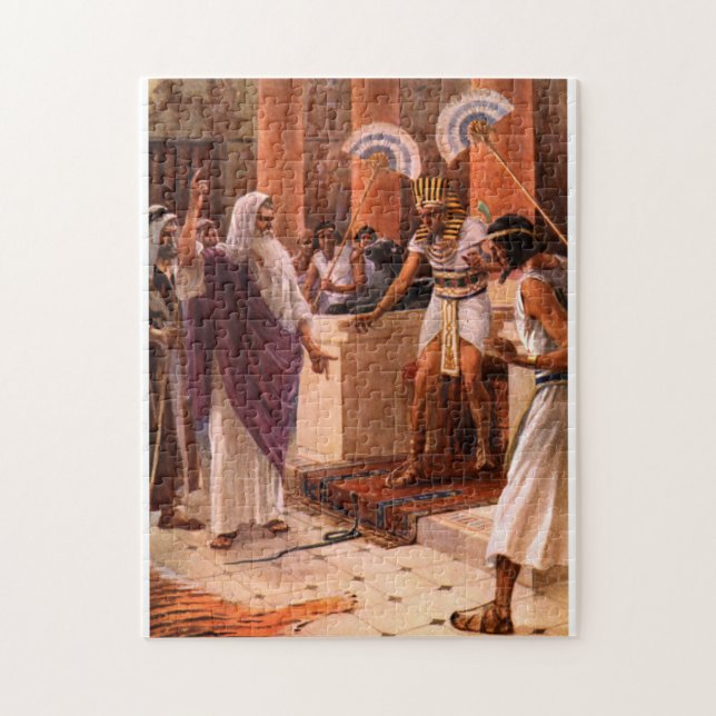 PASSOVER PESACH BIBLE PUZZLE MOSES AND PHARAOH PUSSEL (Vertikal)
