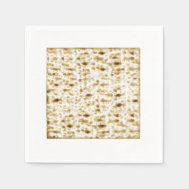 Passover Seder Bord Setting-Matzoh Napkin Pappersservett