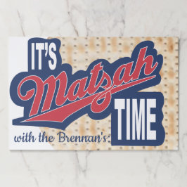 Passover Tearaway-Bordstablett Pad/IT's Matzah TIM