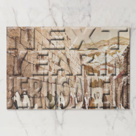 Passover Tearaway-Bordstablett Pad/Jerusalem