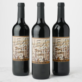 Passover Vin Flaska-etikett Jerusalem Vinflaska Etikett