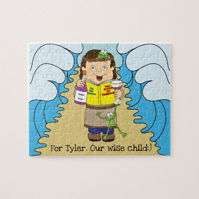 Passover Wise Child Puzzle Pussel (Horisontell)
