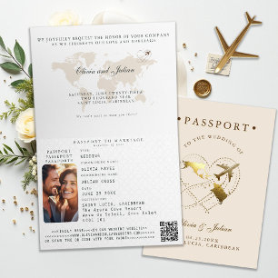Passport Cover Flygplan Västindiens destinationsbr Inbjudan