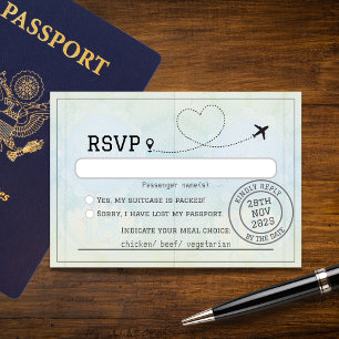 Passport Destination Wedding OSA Kort