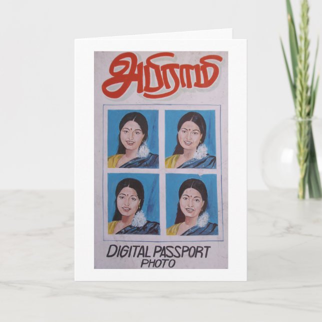 Passport-fotostudio Kort (Framsida)