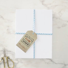 Passport Frimärke Gift-Märkre Presentetikett