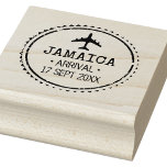 Passport Frimärke Jamaica Destination Wedding Stämpel<br><div class="desc">Passport frimärke för ett destinationsbröllop i Jamaica. Anpassa den med plats och datum. Även underbar för en semestertjänst.</div>