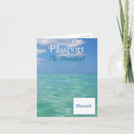 Passport-inbjudningskort|5,6 x 4 inbjudan